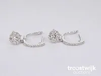 Oorbellen met briljant geslepen diamanten - afbeelding 5 van  7