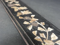 Oosterse paarlemoer voorstelling op laqué plank - afbeelding 4 van  5