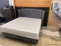 Opbergboxspring aurora 180 x 200cm antraciet - afbeelding 1 van  2