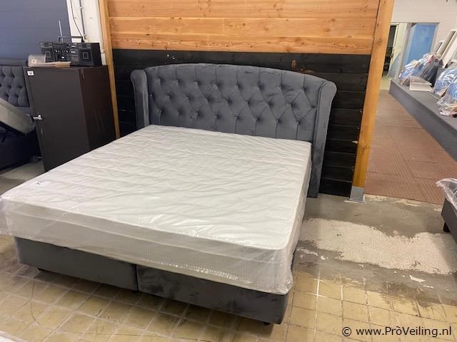 Opbergboxspring aurora 180 x 200cm antraciet - afbeelding 1 van  2