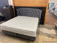 Opbergboxspring aurora 180 x 200cm antraciet - afbeelding 1 van  2