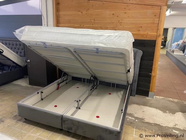 Opbergboxspring aurora 180 x 200cm antraciet - afbeelding 2 van  2