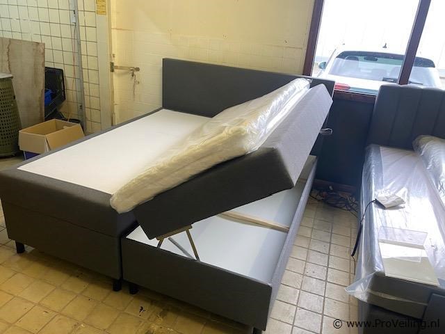 Opbergboxspring bologna 180 x 200cm antraciet - afbeelding 1 van  1