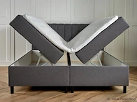 Opbergboxspring serie lausanne, afmeting 140 x 200, antraciet - afbeelding 1 van  9