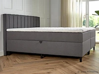 Opbergboxspring serie lausanne, afmeting 140 x 200, antraciet - afbeelding 8 van  9