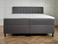 Opbergboxspring serie lausanne, afmeting 160 x 200, antraciet - afbeelding 2 van  9