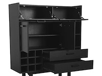 Opbergkast cali, zwart eikenhout - afbeelding 2 van  6