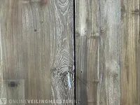 Opbergkast – gerecycled teakhout – metalen onderstel - afbeelding 2 van  6