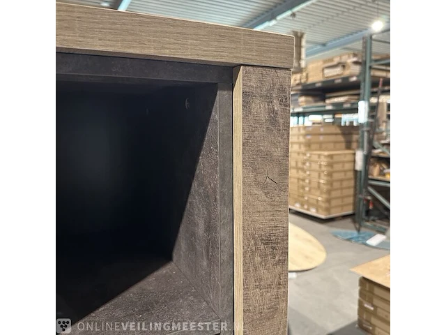 Opbergkast metallica, sand en metallook - afbeelding 5 van  5