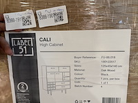 Opbergkast, zwart eikenhout - afbeelding 6 van  6