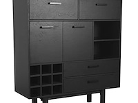 Opbergkast, zwart eikenhout - afbeelding 1 van  6