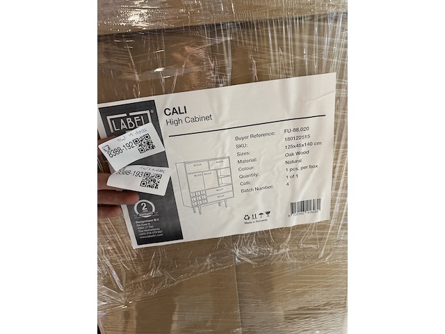 Opbergkast, zwart eikenhout - afbeelding 6 van  6