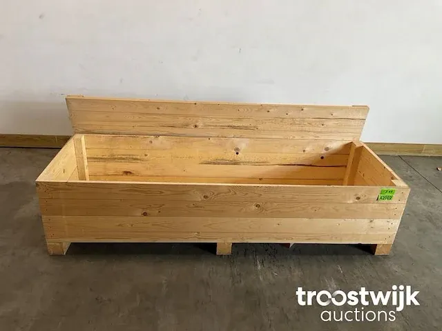 Opbergkist vurenhout 220x75x55 cm - afbeelding 1 van  5