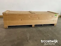 Opbergkist vurenhout 220x75x55 cm - afbeelding 4 van  5