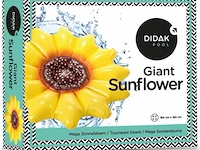 Opblaasbare mega zonnebloem 165x165 cm 1 x - afbeelding 1 van  5