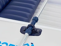 Opblaasbare rubberboot 4 persoons incl. luchtpomp, peddels, tas & reparatieset - afbeelding 5 van  9
