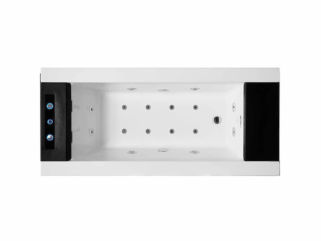 Opbouw design massagebad - waterval - glans wit - afbeelding 2 van  14