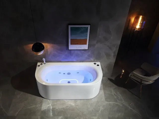 Opbouw massagebad - waterval - morand - afbeelding 7 van  12