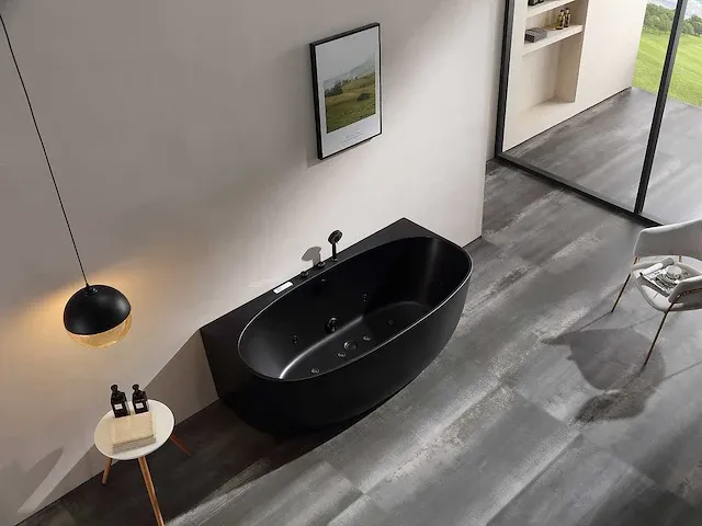 Opbouw massagebad - zwart - afbeelding 7 van  13
