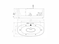 Opbouw massagebad glans wit - afbeelding 7 van  8