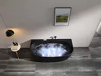 Opbouw massagebad (mat zwart of glans zwart) - afbeelding 2 van  13