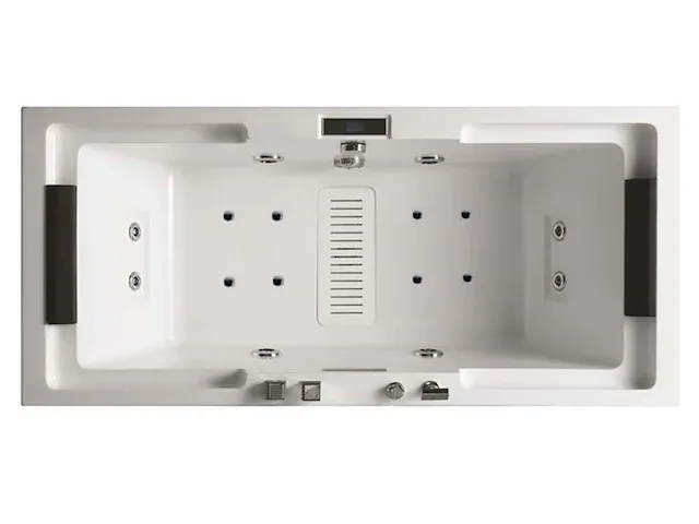 Opbouw of inbouw massagebad (wit of zwart) - afbeelding 3 van  11