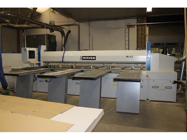 Opdeelzaag mayer ps 9z. bouwjaar 2007. machinenummer 0-131-00-5958 maximale werkbreedte 420 cm. voorzien va... - afbeelding 1 van  10