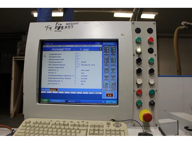 Opdeelzaag mayer ps 9z. bouwjaar 2007. machinenummer 0-131-00-5958 maximale werkbreedte 420 cm. voorzien va... - afbeelding 6 van  10