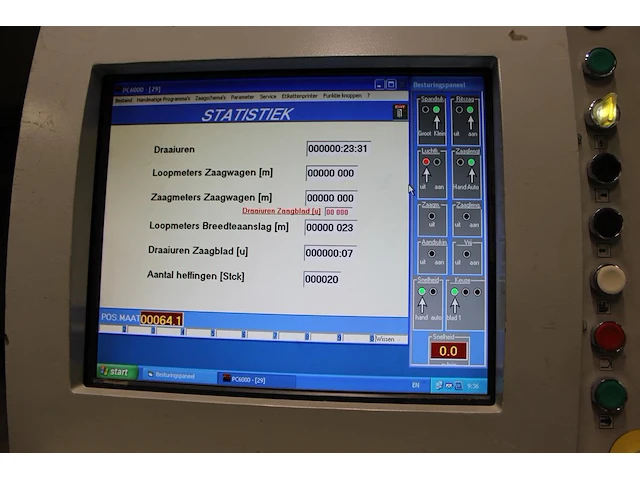 Opdeelzaag mayer ps 9z. bouwjaar 2007. machinenummer 0-131-00-5958 maximale werkbreedte 420 cm. voorzien va... - afbeelding 7 van  10