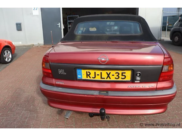 Opel astra x1.8xe benzine 16v cabrio| beritone | bwjr. 1997 | apk tot augustus 2026 | kenteken: rj-lx-35 - afbeelding 26 van  30