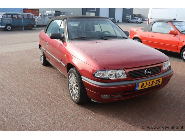 Opel astra x1.8xe benzine 16v cabrio| beritone | bwjr. 1997 | apk tot augustus 2026 | kenteken: rj-lx-35 - afbeelding 1 van  30