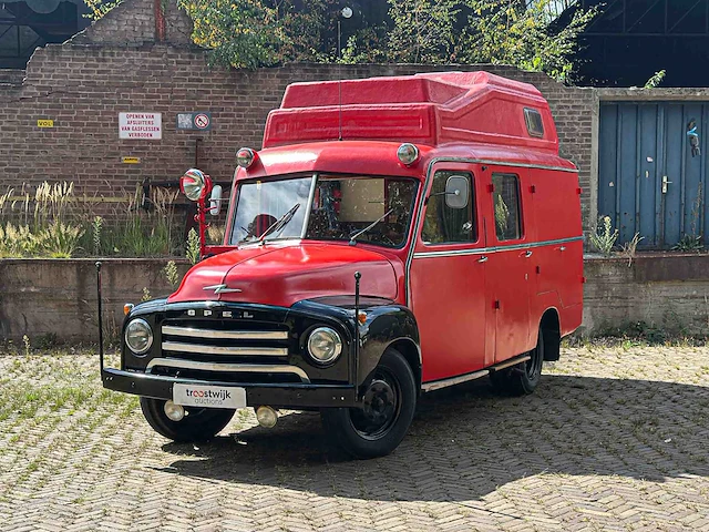 Opel blitz 1.75 t be bolkop 2,5 l55-09590l camper (brandweerwagen) 1955, 61-tb-40 - afbeelding 12 van  76