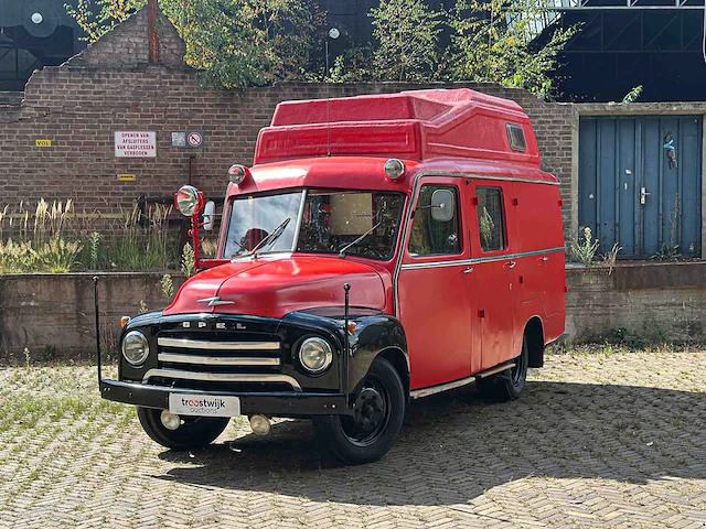 Opel blitz 1.75 t be bolkop 2,5 l55-09590l camper (brandweerwagen) 1955, 61-tb-40 - afbeelding 23 van  76