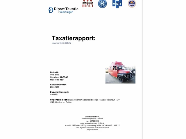 Opel blitz 1.75 t be bolkop 2,5 l55-09590l camper (brandweerwagen) 1955, 61-tb-40 - afbeelding 75 van  79