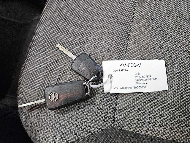 Opel zafira 1.8 cosmo 7 persoons 2009 | kv-066-v - afbeelding 19 van  21