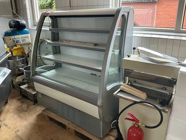 Open wand koeling presentatie vitrine - afbeelding 1 van  10