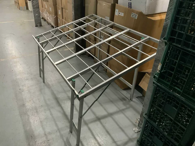 Opklapbare aluminium markttafels (30x) - afbeelding 2 van  8