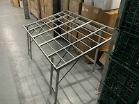Opklapbare aluminium markttafels (30x) - afbeelding 2 van  8