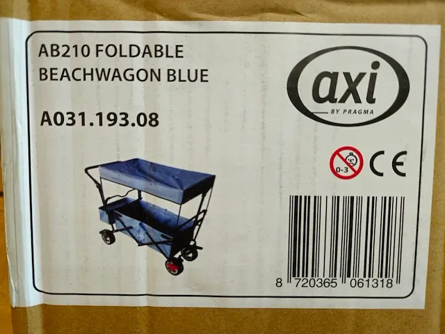 Opklapbare bolderkar - afbeelding 1 van  2
