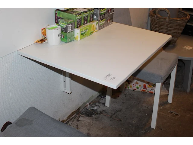 Opklapbare hangtafel 75 x 60 cm. - afbeelding 1 van  1