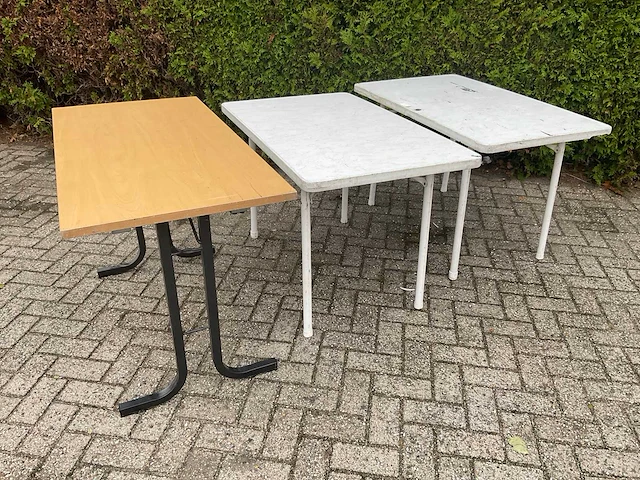 Opklapbare tafel (3x) - afbeelding 1 van  9