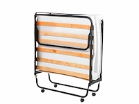 Opklapbed/vouwbed met matras 80x190 troonz, venetia royal - afbeelding 1 van  5