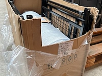 Opklapbed/vouwbed met matras 80x200 troonz, milano deluxe - afbeelding 5 van  7