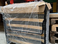 Opklapbed/vouwbed met matras 90x200 troonz, one deluxe - afbeelding 2 van  4