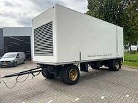 Oplegger burg bpda10-10 1986 met diesel generator 290kva 2001 - afbeelding 1 van  1