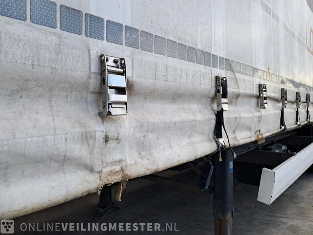 Oplegger krone, schuifzeil met laadklep, wit, bouwjaar 2012 | ol-98-tl - afbeelding 5 van  13