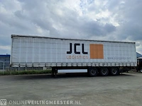 Oplegger krone, schuifzeil met laadklep, wit, bouwjaar 2012 | ol-98-tl