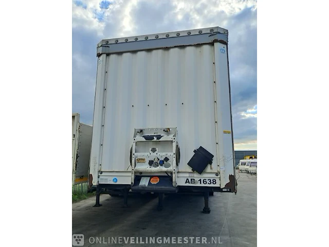 Oplegger krone, schuifzeil met laadklep, wit, bouwjaar 2012 | ol-98-tl - afbeelding 7 van  13