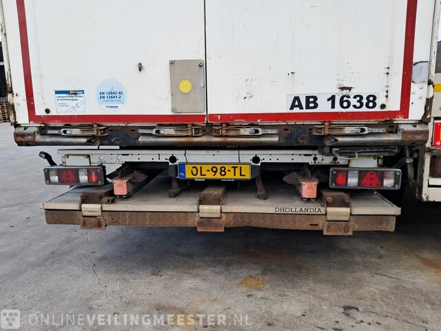 Oplegger krone, schuifzeil met laadklep, wit, bouwjaar 2012 | ol-98-tl - afbeelding 9 van  13