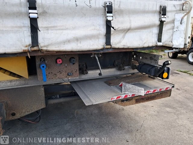 Oplegger krone, schuifzeil met laadklep, wit, bouwjaar 2012 | ol-98-tl - afbeelding 10 van  13